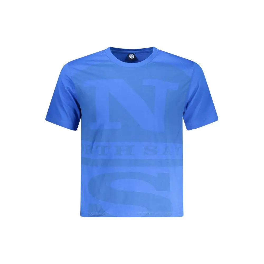 North Sails Blue Cotton Men's T-Shirt by North Sails