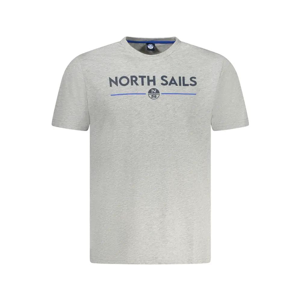 North Sails Grigio Cotton Men T-Shirt by North Sails