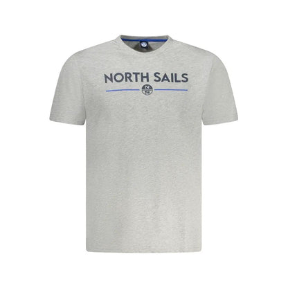 North Sails Grigio Cotton Men T-Shirt by North Sails