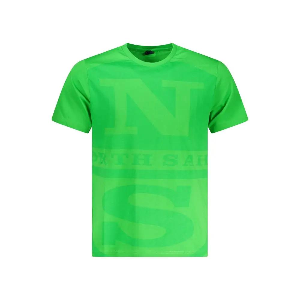 North Sails Verde Cotton Men T-Shirt by North Sails