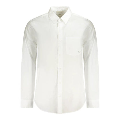 Calvin Klein White Organic Cotton Men's Shirt by Calvin Klein
