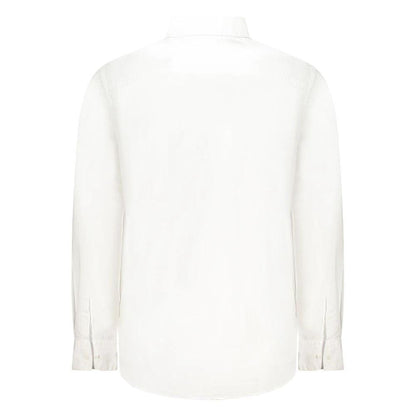Calvin Klein Bianco Cotton Men Shirt by Calvin Klein