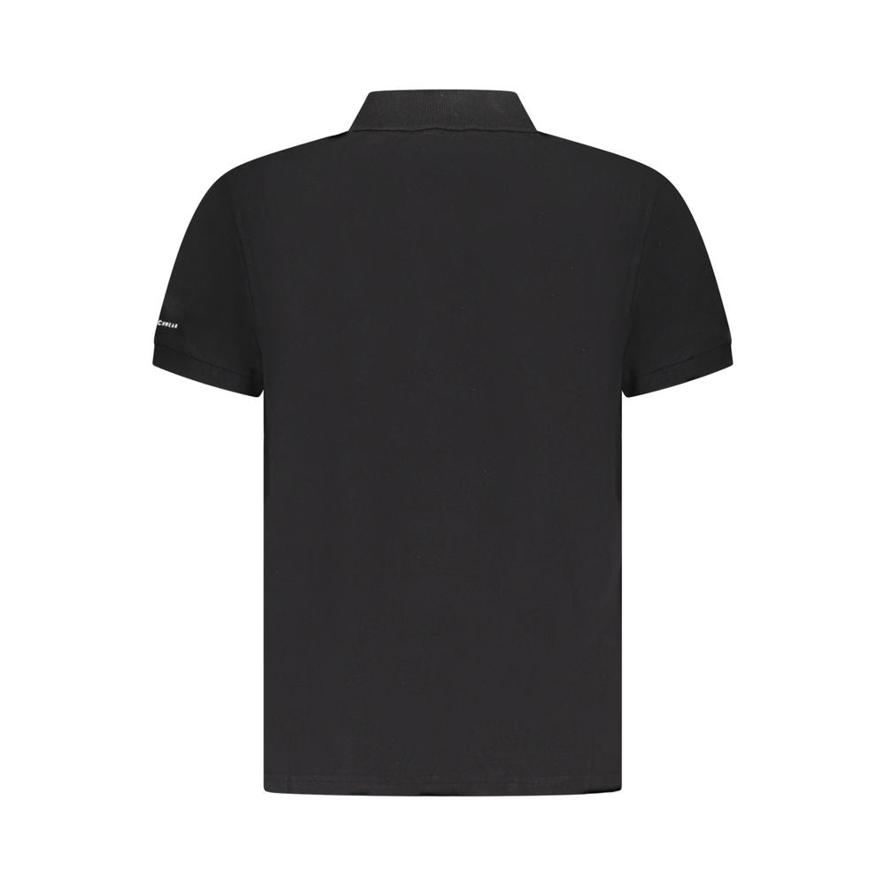 Polo Trussardi homme en coton noir – TR-36624