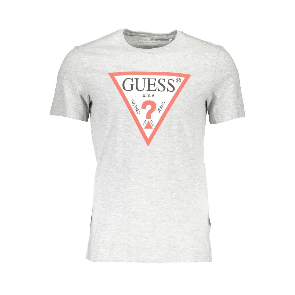 Guess Jeans Grigio Cotton Men T-Shirt by Guess Jeans