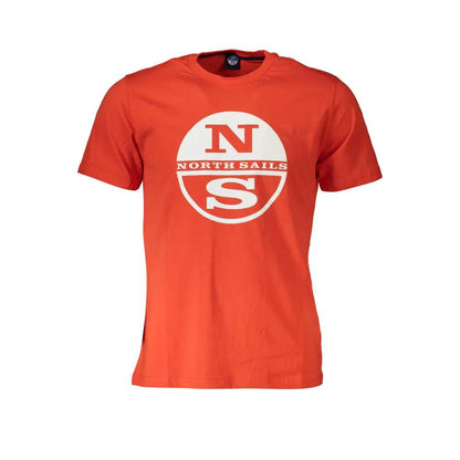 North Sails Rosso Cotton Men T-Shirt by North Sails