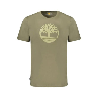 Timberland Verde Cotton Men T-Shirt by Timberland