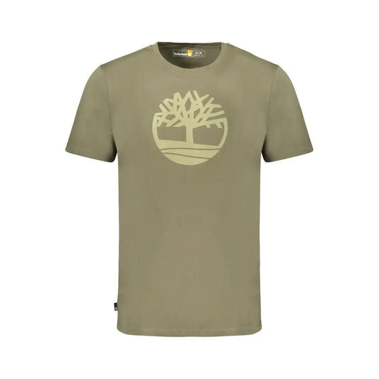 Timberland Verde Cotton Men T-Shirt by Timberland