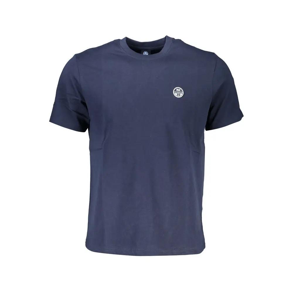 North Sails Blue Cotton Men T-Shirt by North Sails