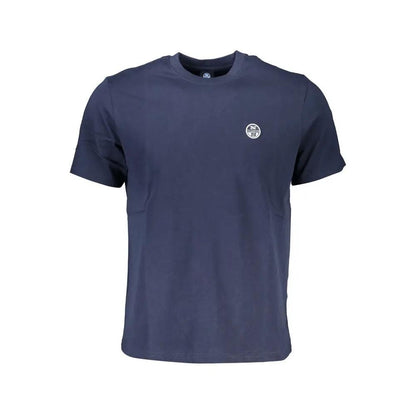 North Sails Blue Cotton Men T-Shirt by North Sails