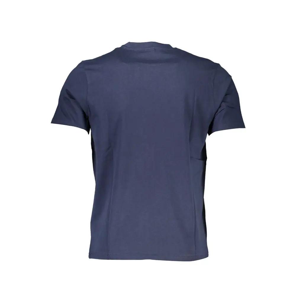North Sails Blue Cotton Men T-Shirt by North Sails