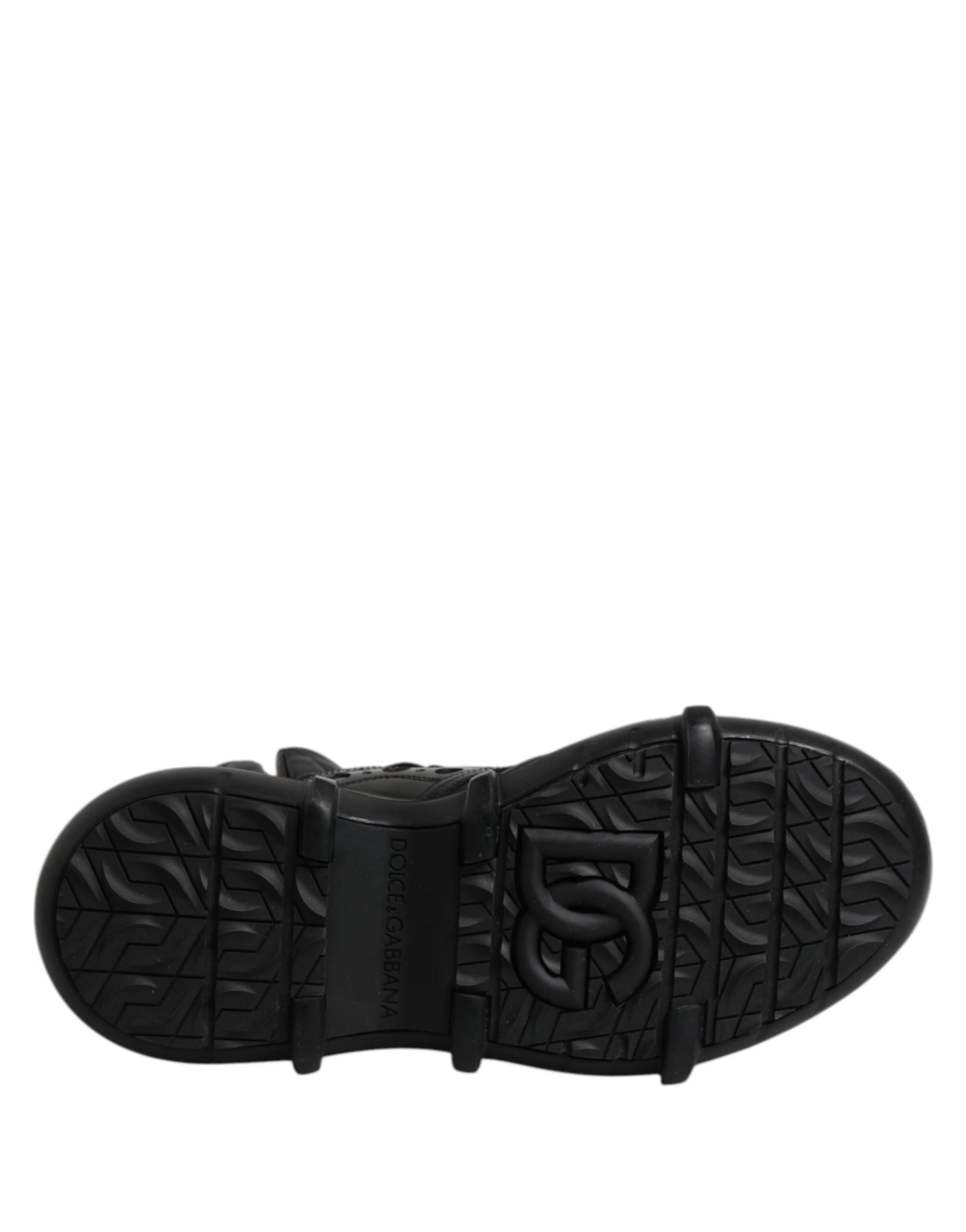 Dolce & Gabbana Black Leather Casual Mens Ankle Boots Shoes by Dolce & Gabbana