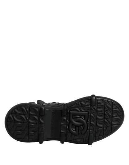 Dolce & Gabbana Black Leather Casual Mens Ankle Boots Shoes by Dolce & Gabbana