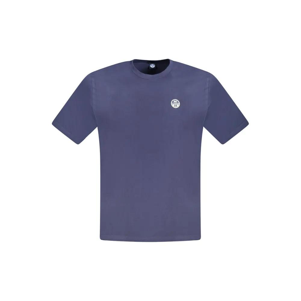 North Sails Blue Cotton Men T-Shirt by North Sails