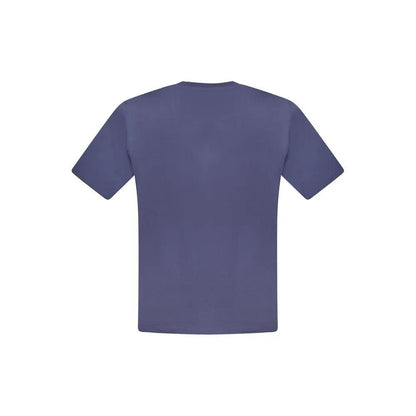 North Sails Blue Cotton Men T-Shirt by North Sails
