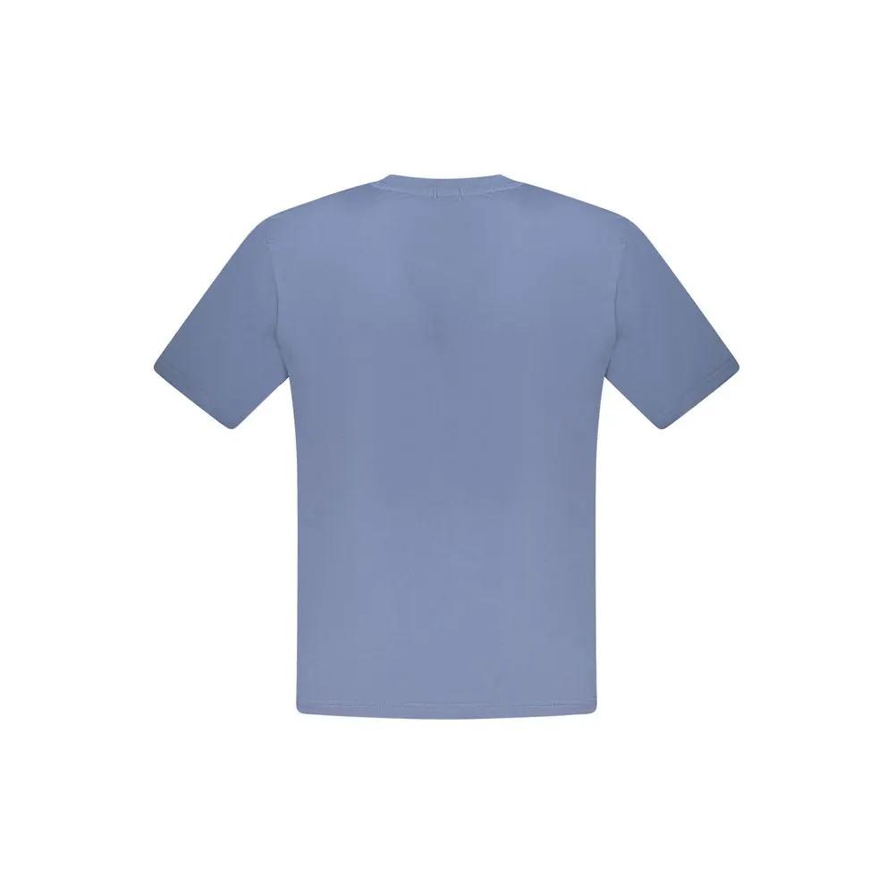 North Sails Blue Cotton Men T-Shirt by North Sails
