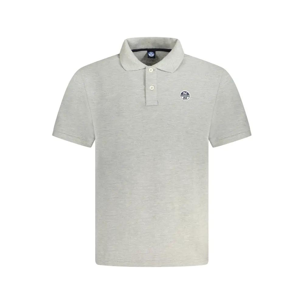 North Sails Grigio Cotton Men Polo by North Sails