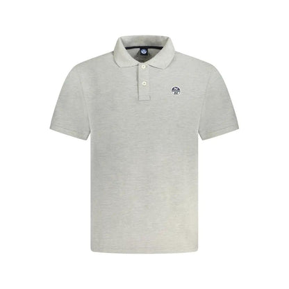 North Sails Grigio Cotton Men Polo by North Sails