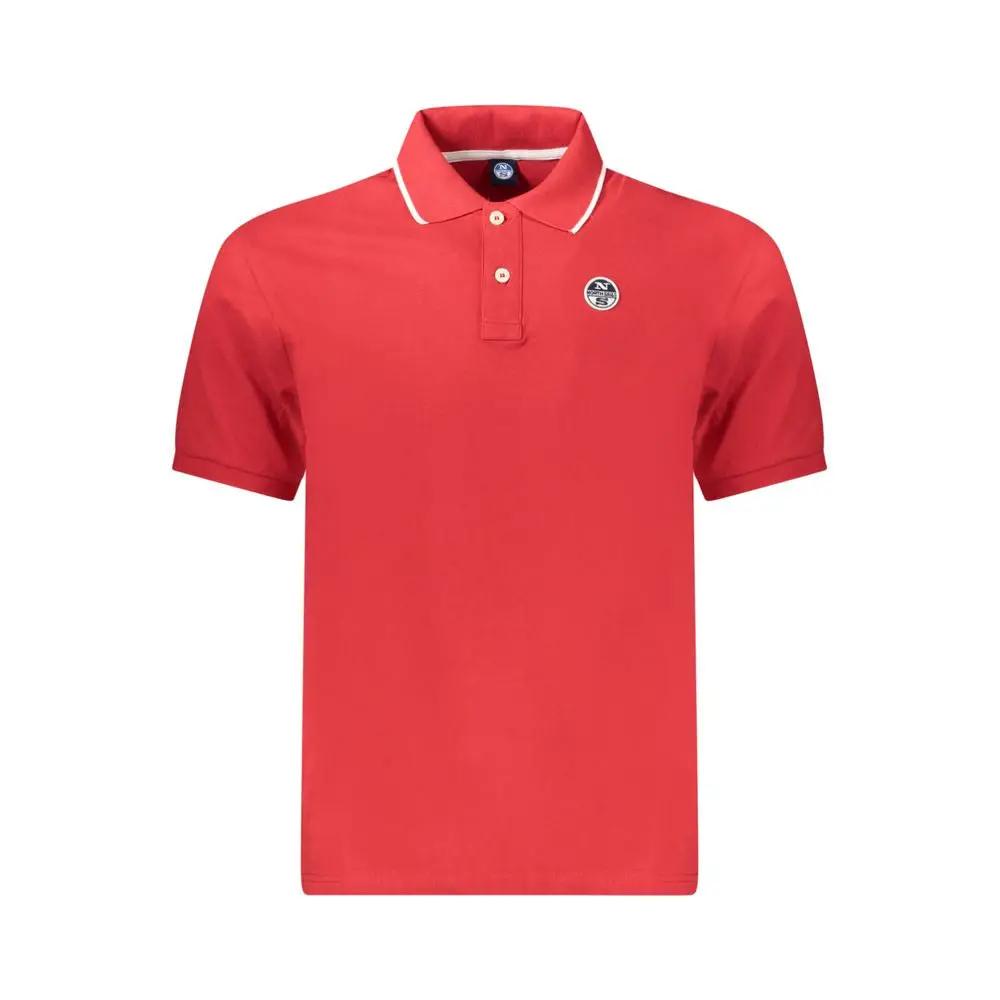 North Sails Rosso Cotton Men Polo by North Sails