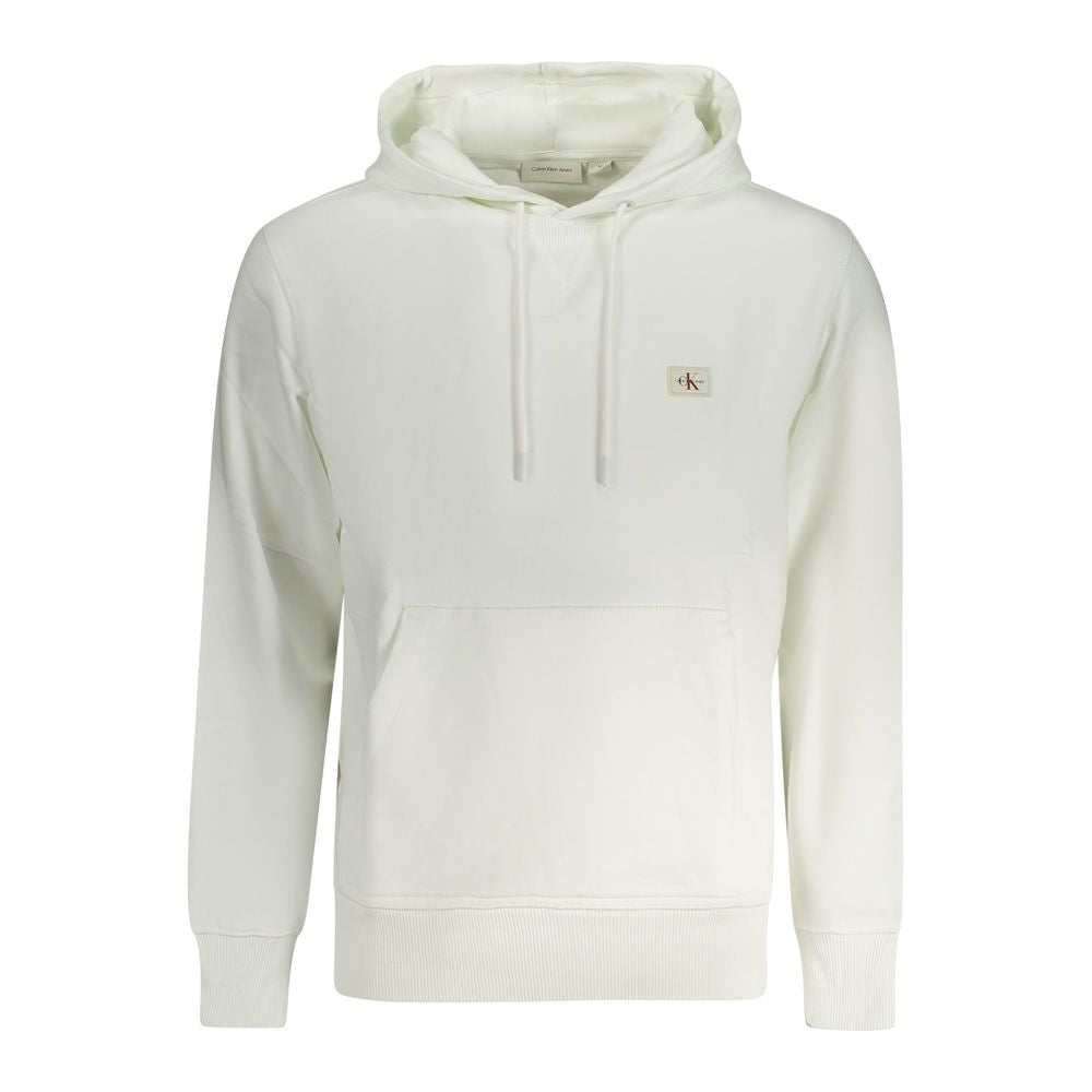 Sweat à capuche Calvin Klein homme en coton blanc – CA-38368