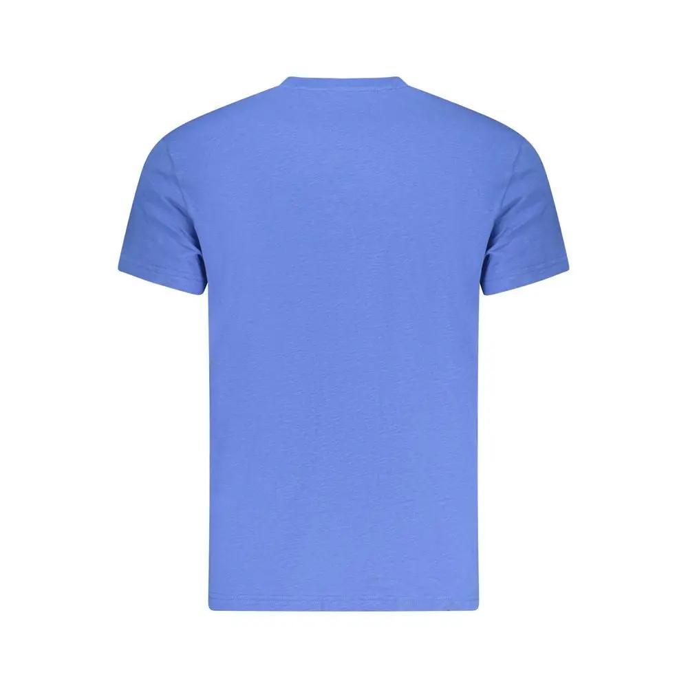 Tommy Hilfiger Blue Cotton Men T-Shirt by Tommy Hilfiger