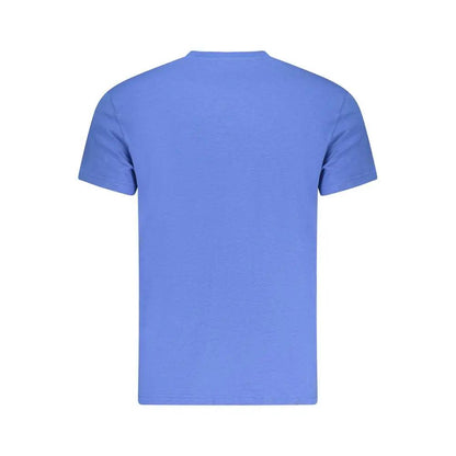 Tommy Hilfiger Blue Cotton Men T-Shirt by Tommy Hilfiger