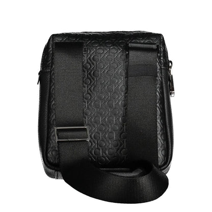 Calvin Klein Black Polyurethane Men Shoulder Bag