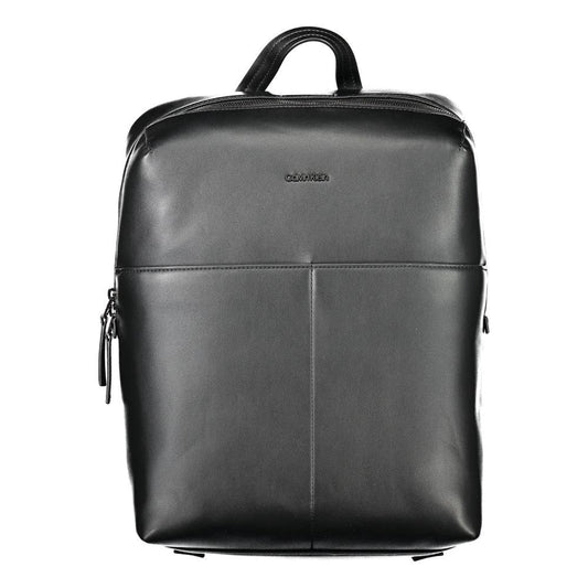 Calvin Klein Nero Poliuretano Men's Backpack by Calvin Klein