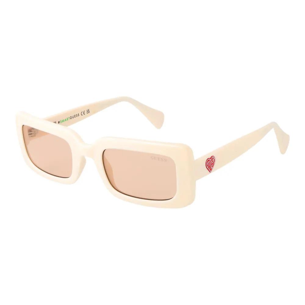 Guess Beige Plastic Sunglasses by Guess