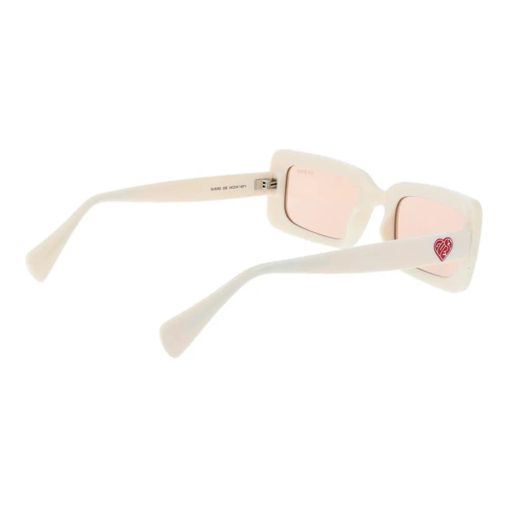 Guess Beige Plastic Sunglasses by Guess