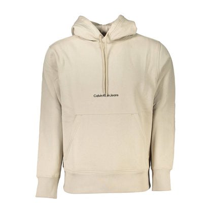 Sweat-shirt Calvin Klein homme en coton beige – CA-26123