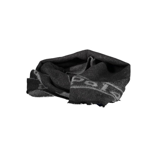 Écharpe Ralph Lauren homme en laine noire – RA-14259