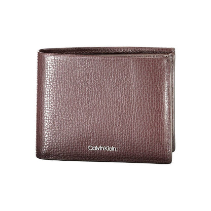 Calvin Klein Portefeuille Homme Marron RFID Bloquant Cuir