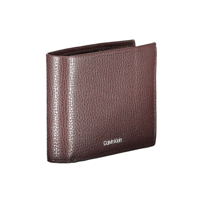 Calvin Klein Portefeuille Homme Marron RFID Bloquant Cuir