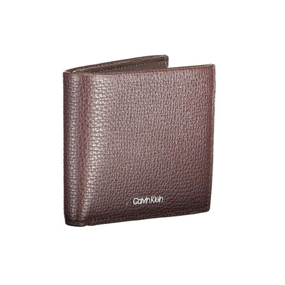 Calvin Klein Marrone Leather Men Wallet