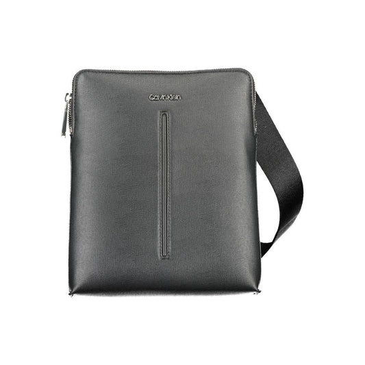 Calvin Klein Black Polyurethane Men Shoulder Bag by Calvin Klein