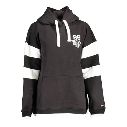 Sweat à capuche Tommy Hilfiger femme en coton noir – TO-17446
