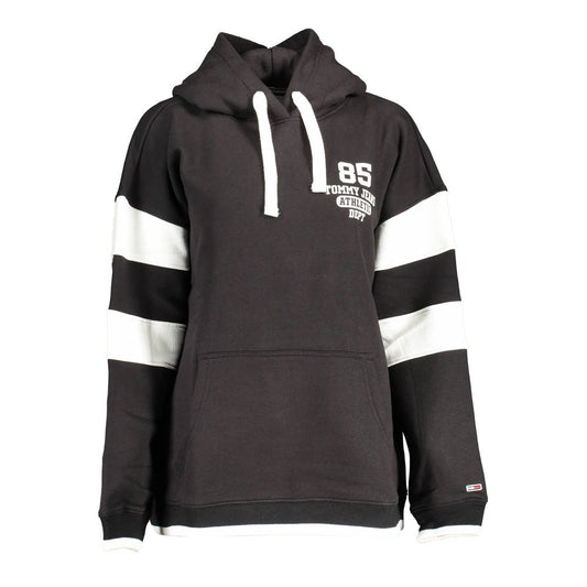 Sweat à capuche Tommy Hilfiger femme en coton noir – TO-17446