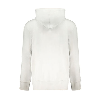 Sweat à capuche zippé Calvin Klein homme en coton gris – CA-29474
