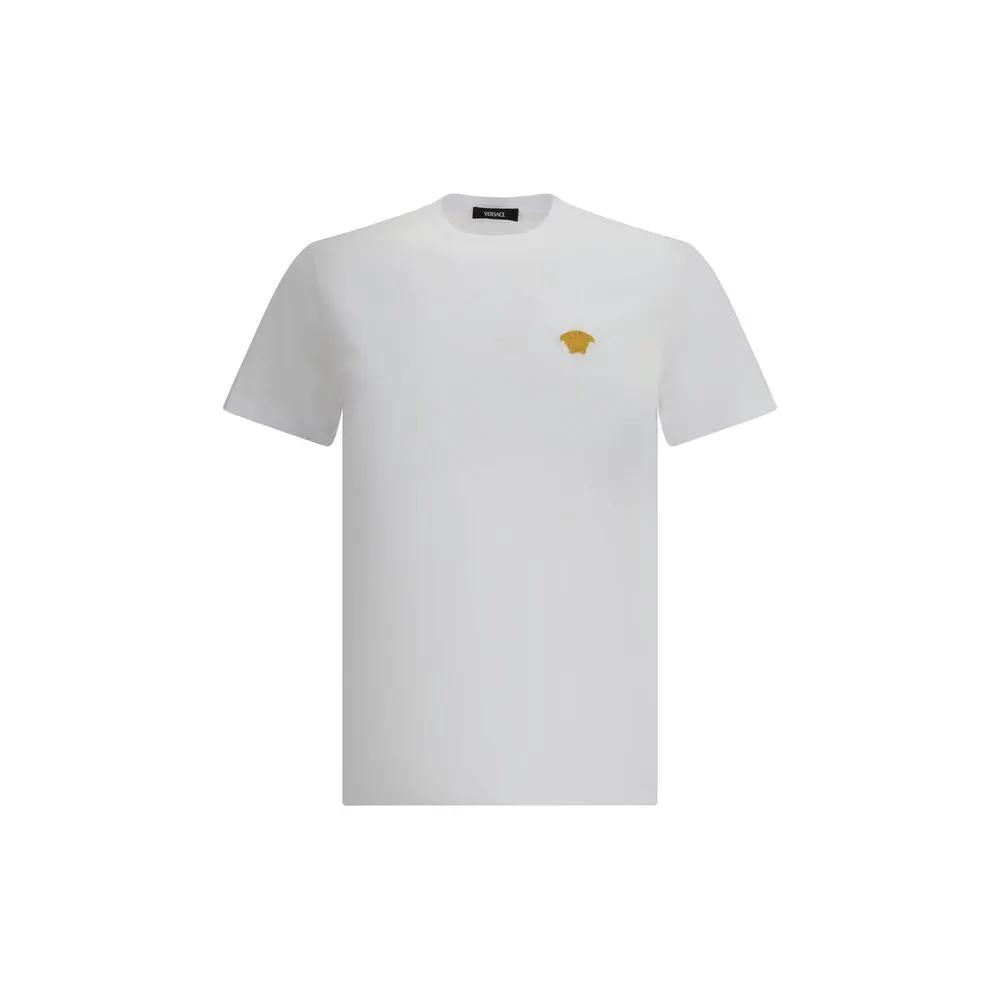 Versace White Cotton T-Shirt by Versace