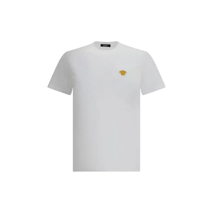 Versace White Cotton T-Shirt by Versace