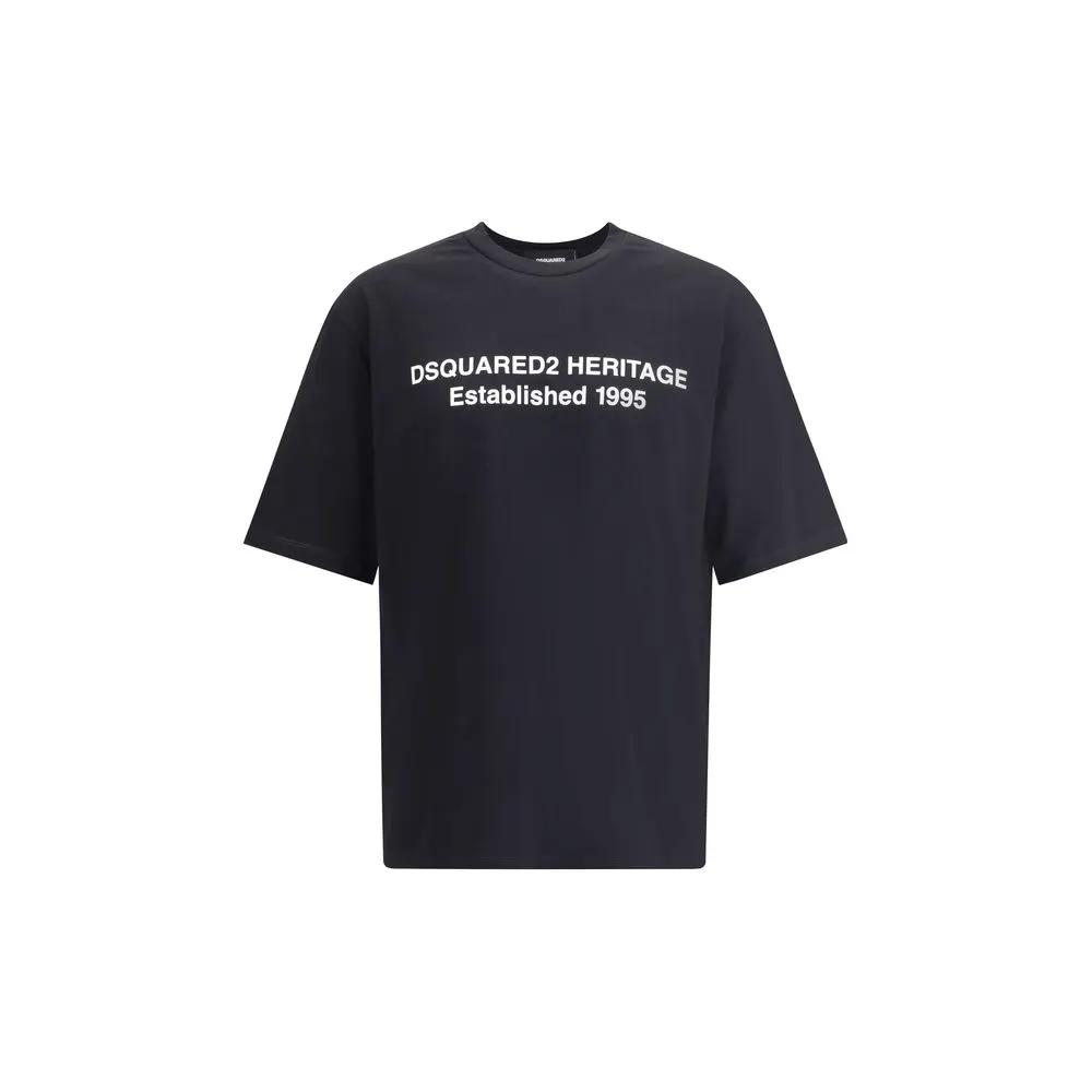 Dsquared² Black Cotton T-Shirt by Dsquared²