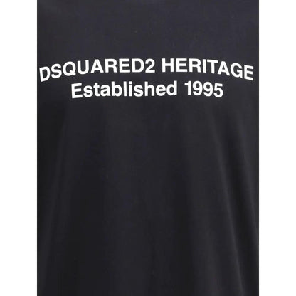 Dsquared² Black Cotton T-Shirt by Dsquared²