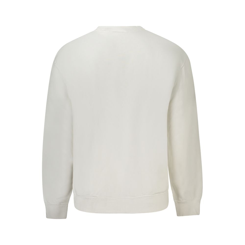Sweat-shirt Calvin Klein homme col rond en coton blanc – CA-38842