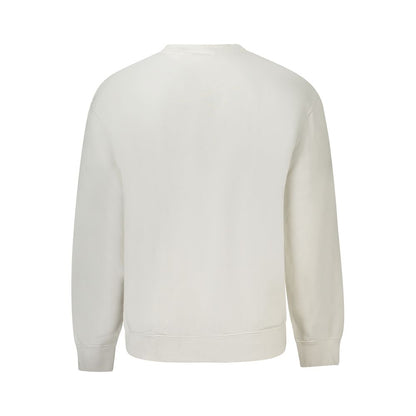 Sweat-shirt Calvin Klein homme col rond en coton blanc – CA-38842