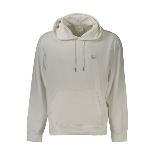 Sweat à capuche Calvin Klein homme en coton blanc – CA-38841