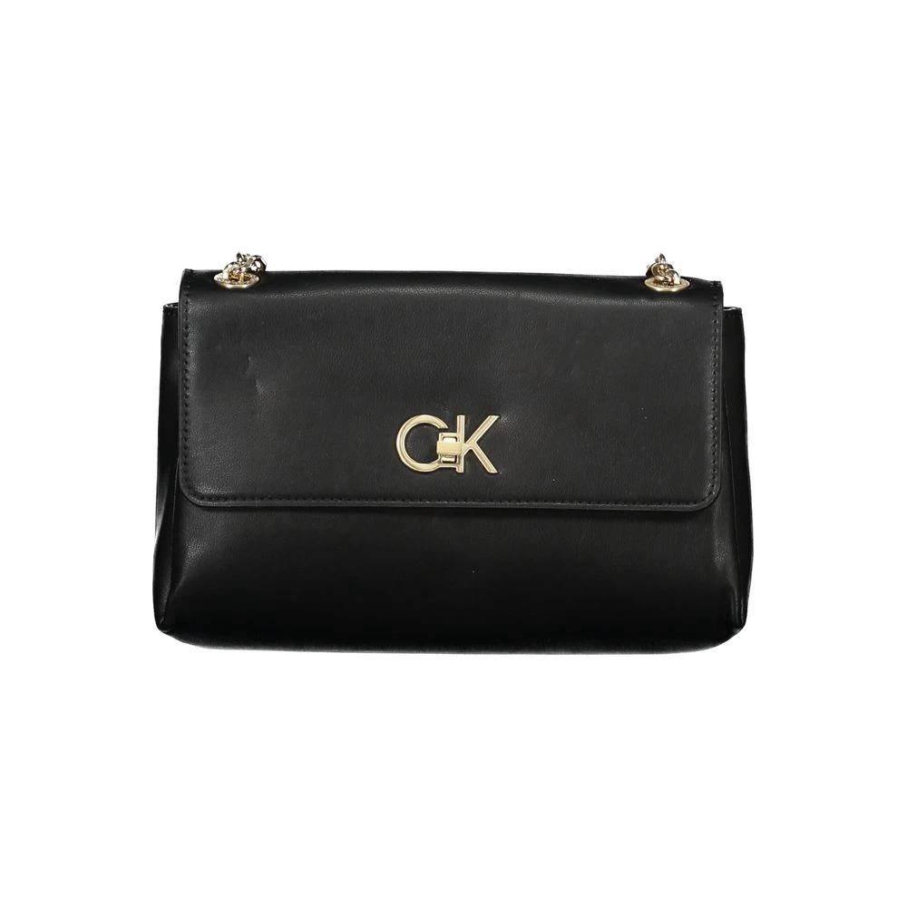 Calvin Klein Black Polyurethane Women's Handbag by Calvin Klein