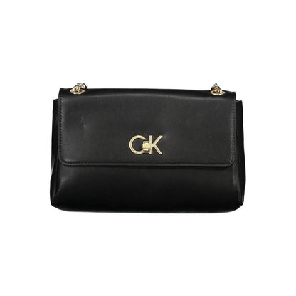 Calvin Klein Black Polyurethane Women's Handbag by Calvin Klein
