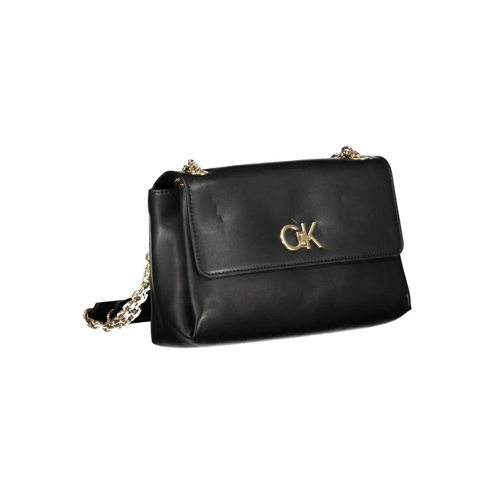 Calvin Klein Black Polyurethane Women's Handbag by Calvin Klein
