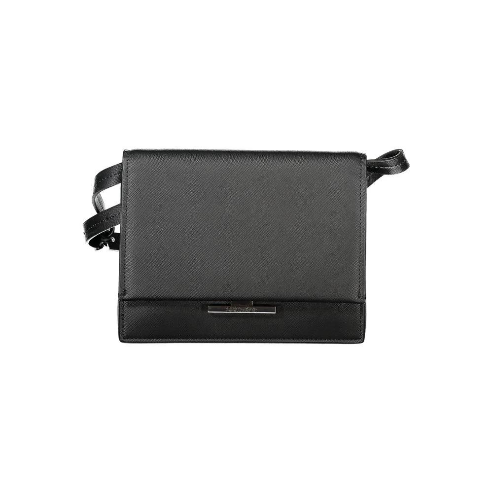 Calvin Klein Nero Poliuretano Woman Shoulder Bag by Calvin Klein