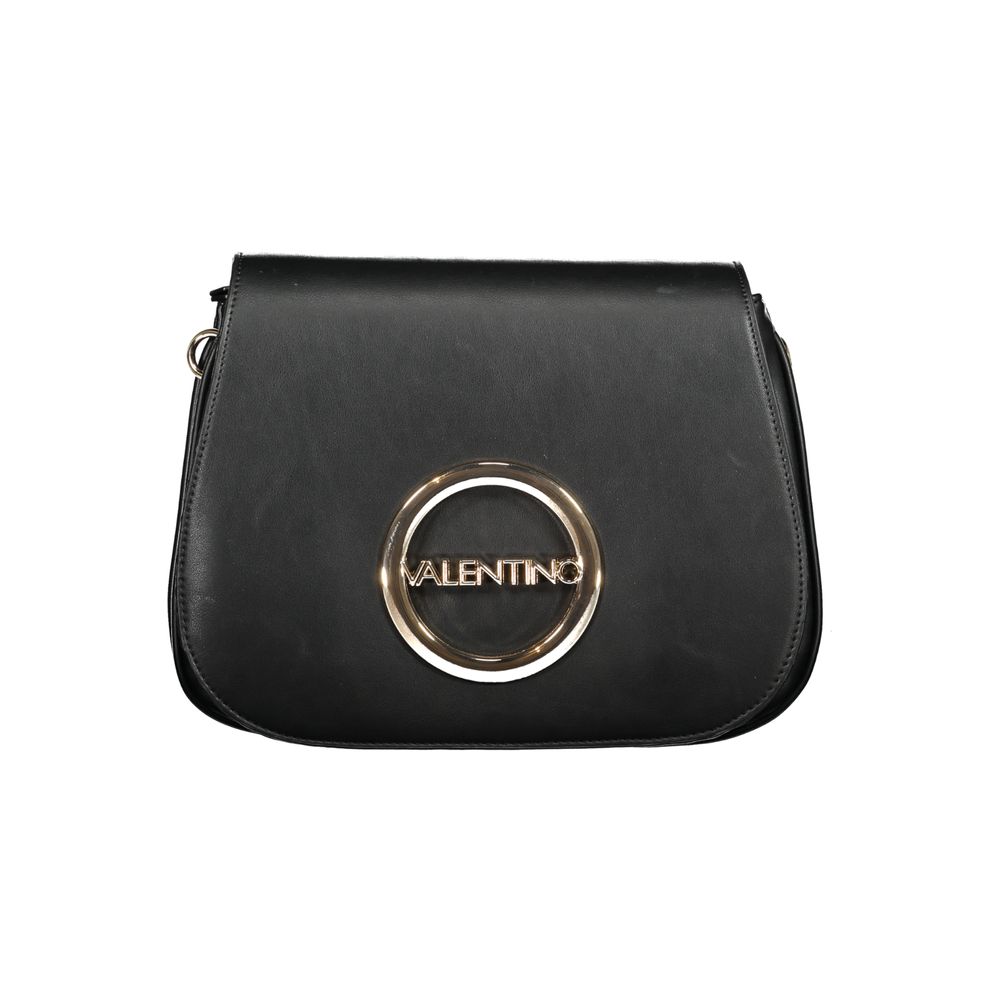Valentino Black Polyethylene Handbag – Sac Bandoulière Femme 2 Compartiments